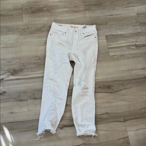 White Distressed Women's Jeans